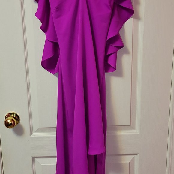 Spineta Magenta Hi Low dress - Picture 2 of 8